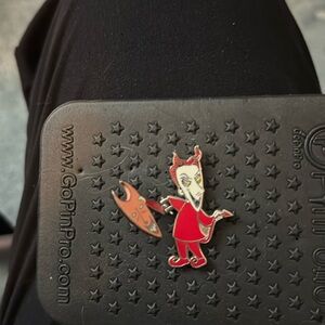 NBC pin Shock dressed as a Devil